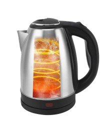 Elektrikli Paslanmaz Çelik Su Isıtcı Çelik Kettle 1.8 Lt. Uzun Ömürlü