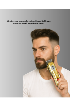 1800 mAh Bataryalı Uzun Kullanım Süreli Şarjlı Tıraş Makinesi