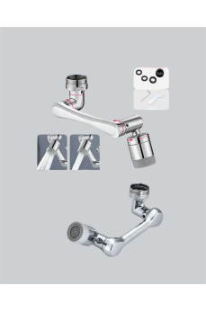 Çok Yönlü Dönebilen Musluk Başlığı 2 Fonksiyonlu Su Akışı