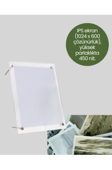 1024x600 Çözünürlüklü 7 İnç Dijital Görüntü Çerçevesi – Canlı ve Net Ekran