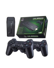 Çift Kollu 2.4g kablosuz Retro 4k Game stick 3500 oyun atari HD Görüntü Kalitesi