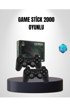 20000 Oyunlu 4K Retro Game Stick – Kablosuz Çift Kollu Atari Konsolu