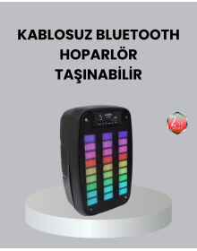 Kablosuz Bluetooth Müzik Cihazı – 2 Saat Batarya Süresi, Şık ve Taşınabilir