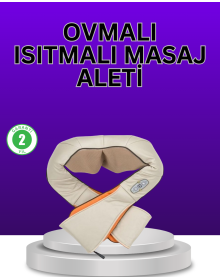 Isıtma Fonksiyonlu Ovmalı Boyun Omuz ve Vücut Masaj Cihazı Rahatlatıcı