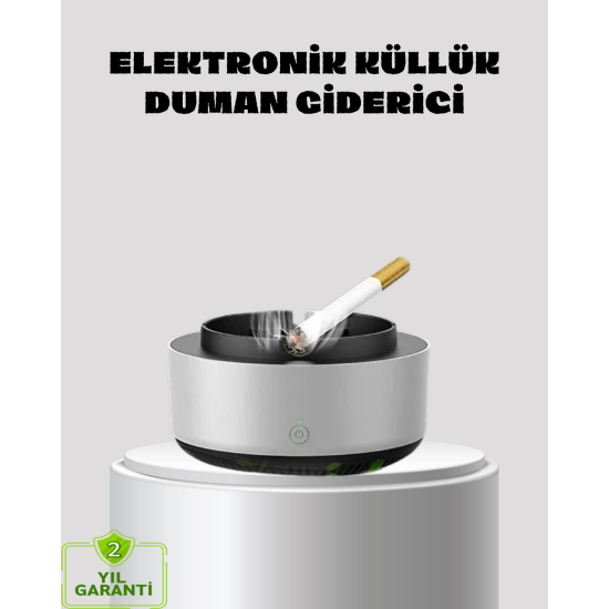 Küllük ve Hava Temizleyici 2’si 1 Arada – Sigara Kokusu Giderici, Araba ve Ofis İçin