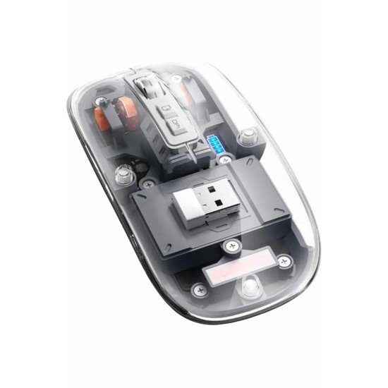 Kablosuz Mouse Fare Şarjlı Bluetooth Wireless Çift Modlu Sessiz Kablosuz Mouse Fare Şarjlı Bluetooth Wireless Çift Modlu Sessiz