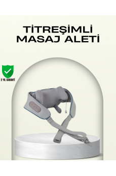 Taşınabilir Şarjlı Boyun Masaj Cihazı | Sessiz ve Güçlü Motor