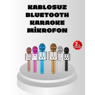 Kablosuz Bluetooth Karaoke Mikrofon  Yankı Efektli