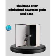 Anahtarlı Gizli Kitap Kasa – Metal İç Yapı, Kamuflajlı Sözlük Tasarım