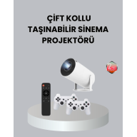 4K Wi-Fi 6 Projeksiyon Cihazı – 10.000+ Oyun Desteği, Kablosuz Bağlantı ve Çoklu Giriş Portları 4K Wi-Fi 6 Projeksiyon Cihazı – 10.000+ Oyun Desteği, Kablosuz Bağlantı ve Çoklu Giriş Portları