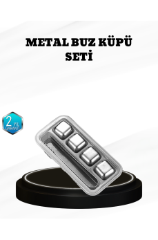 304 Paslanmaz Çelik Buz Küpü Seti Sulandırmadan Soğutan Yeniden Kullanılabilir