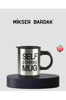 Otomatik Karıştıran Akıllı Kupa – Paslanmaz Çelik, Isı Korumalı