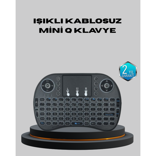 Aydınlatmalı Touchpad’li Q Klavye – Türkçe Karakterli, USB Bağlantılı, Numerik Tuş Takımı Aydınlatmalı Touchpad’li Q Klavye – Türkçe Karakterli, USB Bağlantılı, Numerik Tuş Takımı