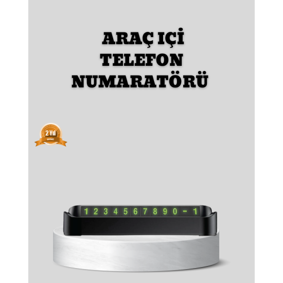 Çevirmeli Araç İçi Park Numaratörü – Alüminyum Gri, Kolay Montaj ve Net Görünüm Çevirmeli Araç İçi Park Numaratörü – Alüminyum Gri, Kolay Montaj ve Net Görünüm