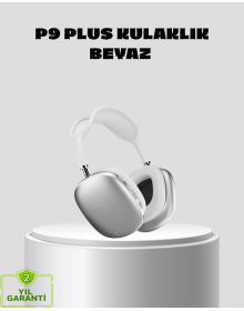 P9 Pro Plus Kablosuz Kulaklık – Üç Mikrofonlu, Uzamsal Ses ve Hızlı Şarj Özellikli