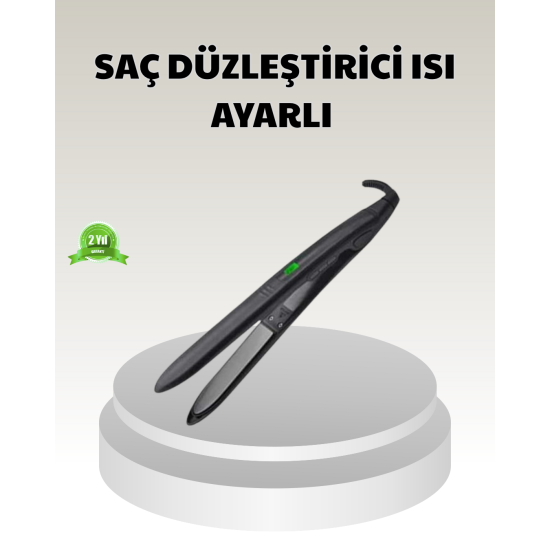 Dijital Ekranlı Isı Ayarlı Saç Düzleştirici – Titanyum Plaka, Seyahat Dostu Tasarım Dijital Ekranlı Isı Ayarlı Saç Düzleştirici – Titanyum Plaka, Seyahat Dostu Tasarım