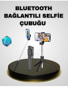 Bluetooth Selfie Çubuğu – Kablosuz, Hafif ve Yüksek Çözünürlüklü Çekim İçin