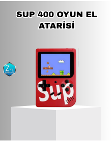 SUP Game Box El Konsolu – 500 Oyunlu, TV Bağlantılı, 5 Saat Oyun Süresi