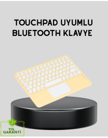 Bluetooth Kablosuz Klavye – İnce Slim Model, Tablet ve Akıllı TV Uyumlu, Sessiz Tuşlu Taşınabilir Klavye