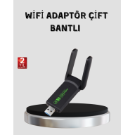 1200 Mbps Dual Band WiFi Adaptör – 5.8G & 2.4G Çift Antenli