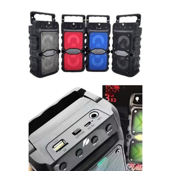 Bluetooth Hoparlör Çift Mikrofonlu Güçlü Ses Kaliteli Kesintisiz Kablosuz Bluetooth Hoparlör Çift Mikrofonlu Güçlü Ses Kaliteli Kesintisiz Kablosuz