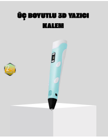 3D Kalem Ergonomik ve 1.75 mm Filament Destekli FDM Yazıcı Kalemi