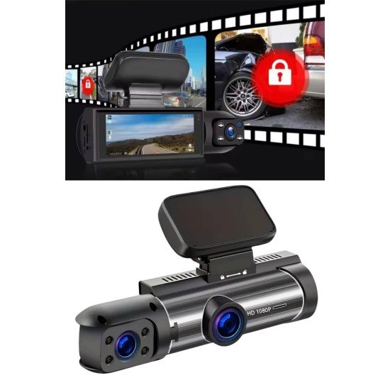 Çift Kameralı Araç Kamerası Ön ve Arka Kameralı Çift Kameralı Araç Kamerası Ön ve Arka Kameralı