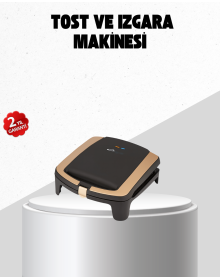 Tost Makinesi Ev Tipi Pratik Kullanım 4 Tost Kapasiteli