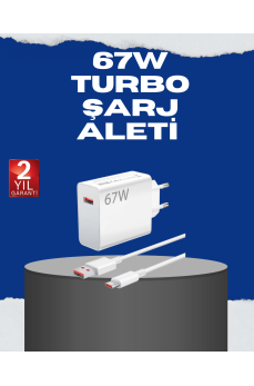 67 Watt Turbo Charge Başlık Vivo Y20 Y35 Y55 Uyumlu