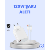 120 Watt Turbo Şarj Cihazı  Redmi Note 10 11 12 Uyumlu