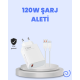 120 Watt Turbo Şarj Cihazı  Redmi Note 10 11 12 Uyumlu