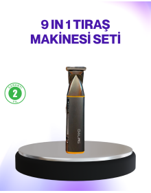 9’u 1 Arada Şarjlı Erkek Bakım Cihazı Saç Sakal Bıyık Ense Trimmer
