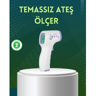 Kızılötesi Temassız Ateş Ölçer LCD Ekranlı Hassas Termometre