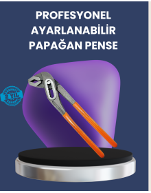 Ayarlanabilir Papağan Pense Çelik Gövde Profesyonel Kurbağacık