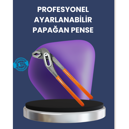 Ayarlanabilir Papağan Pense Çelik Gövde Profesyonel Kurbağacık