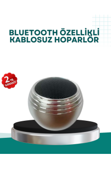 Kablosuz Mini Hoparlör Şarjlı TWS Destekli Kompakt Ses Sistemi