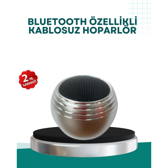 Kablosuz Mini Hoparlör Şarjlı TWS Destekli Kompakt Ses Sistemi