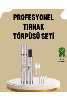 USB Şarjlı Profesyonel 20.000 RPM Elektrikli Oje Sökücü ve Tırnak Bakım Aleti