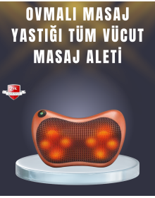 Çok Fonksiyonlu Boyun Bel Sırt Masaj Yastığı Araç İçi Uyumlu