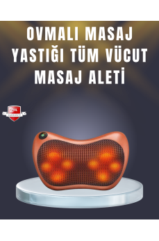 Çok Fonksiyonlu Boyun Bel Sırt Masaj Yastığı Araç İçi Uyumlu
