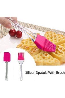 2'li Silikon Pasta - Börek - Poğaça Yağ Fırçası ve Spatula Seti 2'li Silikon Pasta - Börek - Poğaça Yağ Fırçası ve Spatula Seti