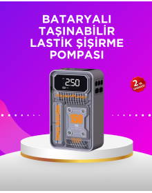 Powerbank 20000 mAh | 22.5W Hızlı Şarj, Dahili Kablolu, LCD Ekranlı Şarj Cihazı