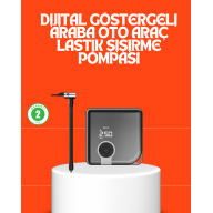 150 PSI Yüksek Basınç Kapasiteli Kablosuz Lastik Pompası