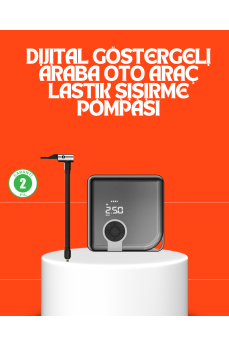 150 PSI Yüksek Basınç Kapasiteli Kablosuz Lastik Pompası