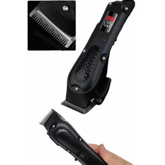 Profesyonel Saç Kesme Aleti Dijital Saç Sakal Tıraş Makinesi Uzun Ömürlü
