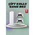 Game Box 3D Çift Oyun Kollu 4K HD Ekran 20000'den Fazla Oyun Seçeneği 2.4G Kablosuz