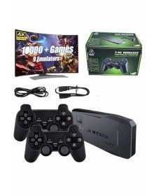 2.4g Uyumlu Kablosuz Çift Kol Atari Retro 20000 Oyun Game Stick