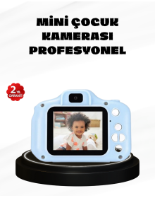 Çocuklar İçin Mini Dijital Kamera – 1080p HD, 2.0 İnç Ekran, Komik Filtreli ve Şarjlı