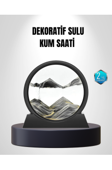 Zarif Cam Kum Saati – Ofis, Ev ve Raf Dekoru için Estetik Tasarım