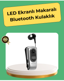 LCD Ekranlı Şarjlı Tıraş Makinesi Erkek Saç Sakal Kesme